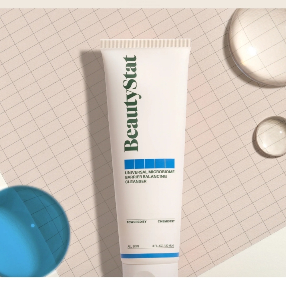 BeautyStat Universal Microbiome Barrier Balancing Cleanser - White NWT
